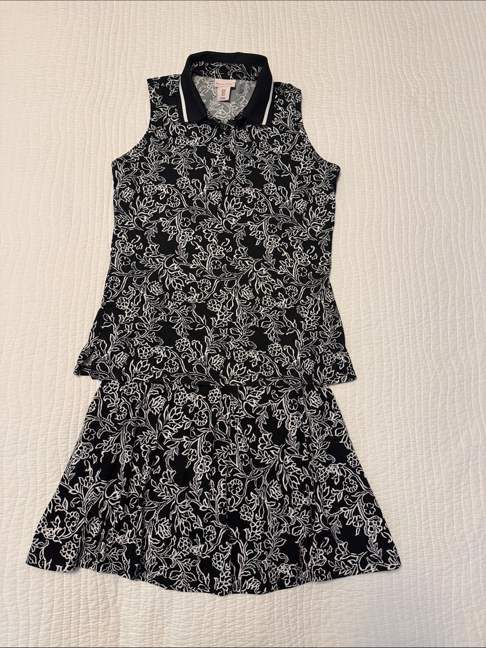 Tommy Bahama Black and White Golf or Tennis Outfit